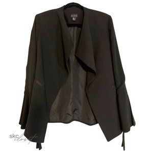 WILLI SMITH Women's Black Tie Sleeve Blazer Jacket, M